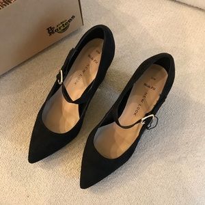 Black Mary-Jane Strap Heels